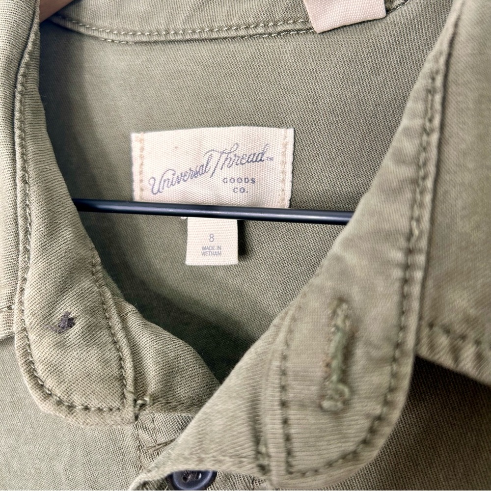 Universal Thread Khaki Belted Jumpsuit - Picture 7 of 8